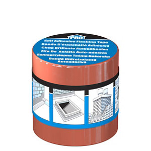 Bande d'étanchéité rouge 10 m x 15 cm