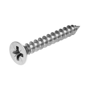 Boite de 200 vis multi-usage tête fraisée Posidriv 4 x 30 mm acier inoydable A2