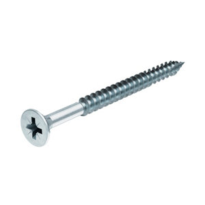 Boite de 2 kg de vis multi-usage tête fraisée Posidriv 6 x 80 mm