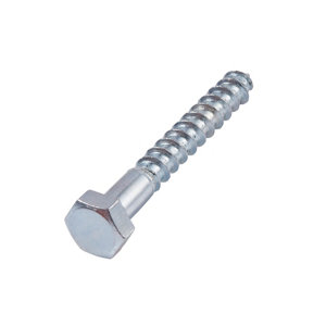 Boite de 2 kg de tirefonds tête hexagonale 8 x 70 mm acier au carbone