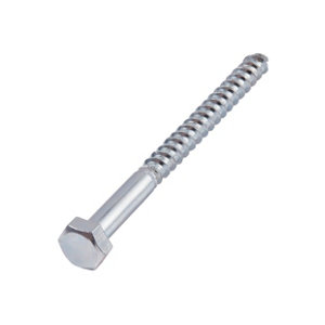 Boite de 2 kg de tirefonds tête hexagonale 8 x 140 mm acier au carbone