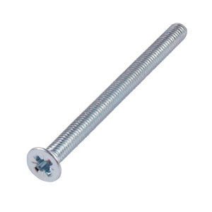 Boite de 2 kg de vis mécaniques tête fraisée plate 6 x 60 mm acier au carbone (classe 4,8)