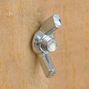 Boite de 2 kg d'écrous à oreilles tête Ø5 mm en acier