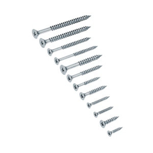 Assortiment de 600 vis multi-usage tête fraisée, Posidriv