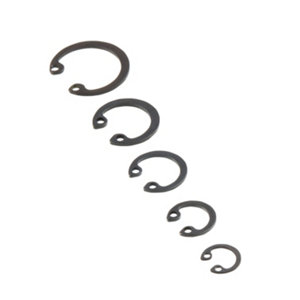 Boite de 50 circlips assortis 8-10-12-14-16 ressort en acier