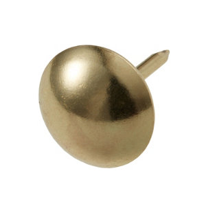 Boite de 100 clous tapissier doré tête Ø8 mm acier