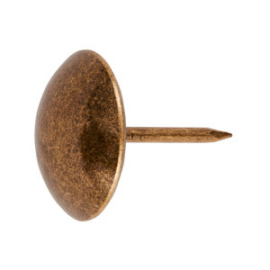 Sachet de 20 clous bronze tête ronde 19 x 20 mm acier