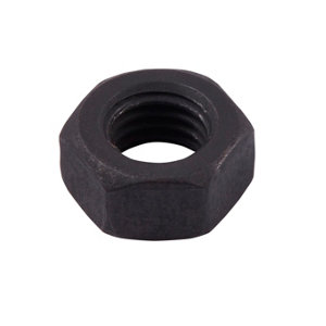 Boite de 2 kg d'écrous noirs tête hexagonale Ø7 mm en acier