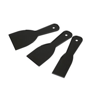 Lot 3 couteaux à enduire bord arrondis 80 mm