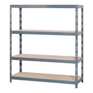 Étagère bois métal - H. 185 x L. 180 x P. 60 cm.