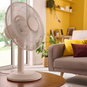 Ventilateur de table 35 W avec 3 vitesses oscillant diamètre 36 cm 