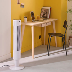 Ventilateur tour "Sarika" blanc 45W - l. 28cm x H. 91,1 cm