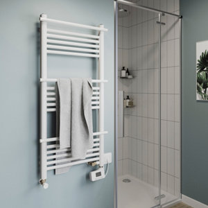 Sèche-serviettes "Natha" mixte blanc - 459 W