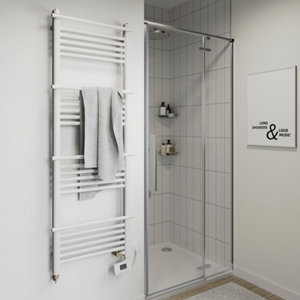 Sèche-serviettes "Natha" mixte blanc - 631 W