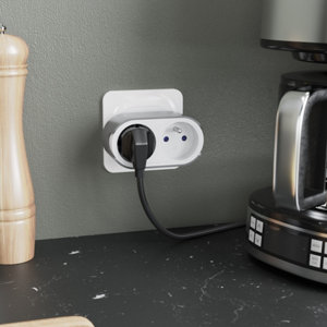 Biplite 2x16A blanc et gris