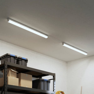 Reglette led 4400 lm métal et plastique 120cm "Estella"