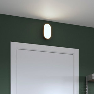Applique led intégrée noir 700 lm 21cm "Marjolie"