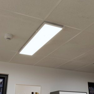 Panneau led intégrée 3600 lm 30x120cm blanc "Belaire"