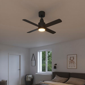 Plafonnier ventilateur LED 106 cm Igna