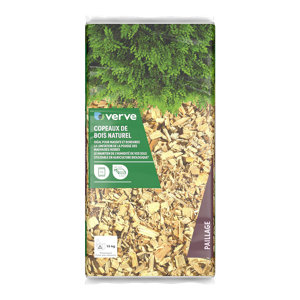 Copeaux de bois naturel, Ep. 50 cm - 70L