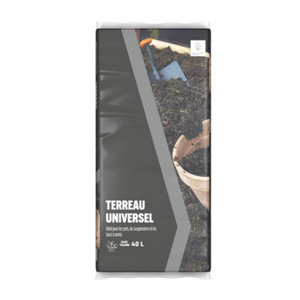 Terreau universel 40 L - sans tourbe