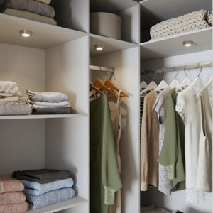 3 lampes led ronde 9 W 4000 K argenté "Narcille"