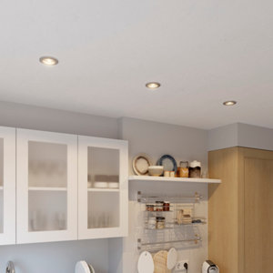 3 spots encastrables GU10 345lm 4000k gris "Odelis"