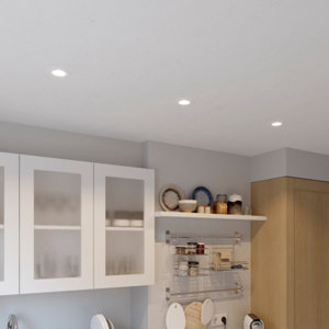 3 spots encastrables GU10 dimmable blanc "Livinas"