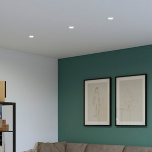 3 spots Led 250lm IP20 blanc "Elbias"