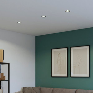 3 spots led encastrables 420 lm nickel "Fauvel"