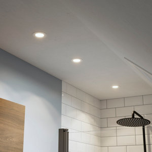 3 spots Led 345 lm IP65 blanc "Raisene"