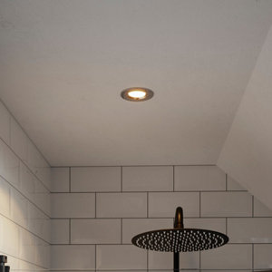 Spot led intégrée 345 lm IP 65 chrome "Raisene"