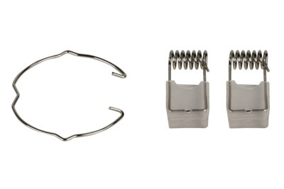 kit de clips de supports pour spot à encastrer métal gris