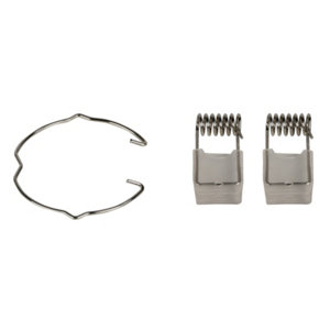 kit de clips de supports pour spot à encastrer métal gris