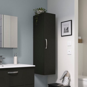 Colonne à suspendre gris "Aruna" H. 112 x L. 27,5 x P. 32 cm