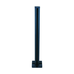 Poteau acier gris l. 7 cm x H. 183 cm