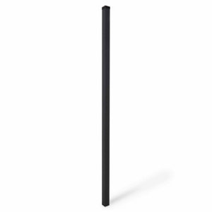 Poteau aluminium gris l. 7 cm x H. 240 cm Neva