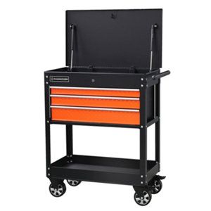 Desserte à outils 3 tiroirs - Dim. totale : L. 85 x H. 85 x l. 49,5 cm