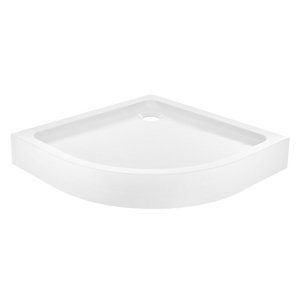 Receveur de douche acrylique 1/4 cercle 90x90cm blanc "DOMMEL"