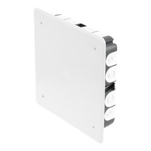 Boîte de dérivation Stop Air, à encastrer 170 x 170 x H. 40 mm