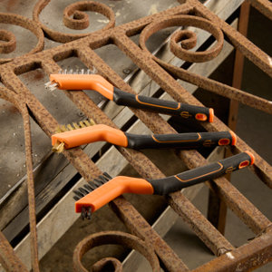 LOT DE 3 MINI BROSSES METALLIQUES