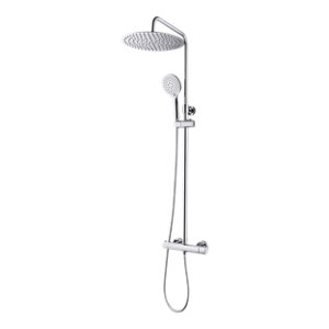 Colonne de douche thermostatique chrome "Psara"