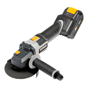Meuleuse 125mm 18V sans fil + batterie 4 Ah + 2 disques