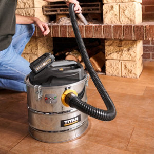 Aspirateur vide cendre 18V 15L avec filtre cartouche et pré-filtre