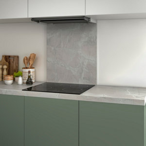 Fond de hotte stratifié assorti