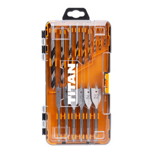 Coffret d'embouts bois pour perceuse - 15 pièces