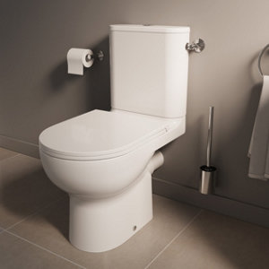 Pack wc a poser CALICIA sans bride et vortex sortie horizontale - Dim : h.79 x l.37 x p.63,5 cm