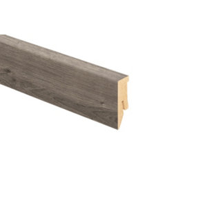 Plinthe "Brera" marron foncé - 2600 x 70 x 10 mm