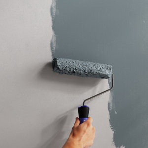 Peinture Gris acier 0l75 velours 2en1