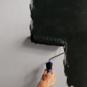Peinture Noir 0l75 velours 2 en 1